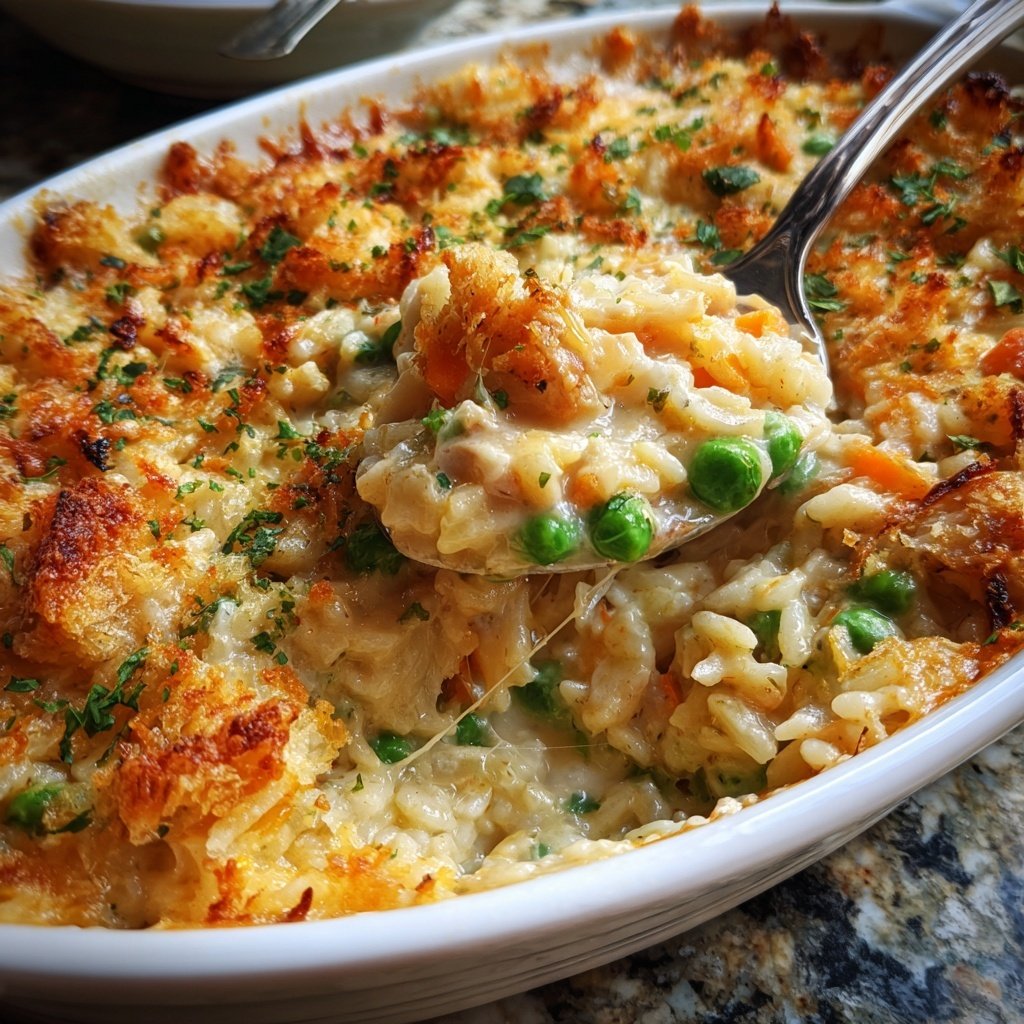 Creamy Chicken And Rice Casserole