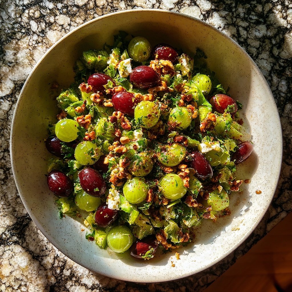 Celery Salad With Grapes