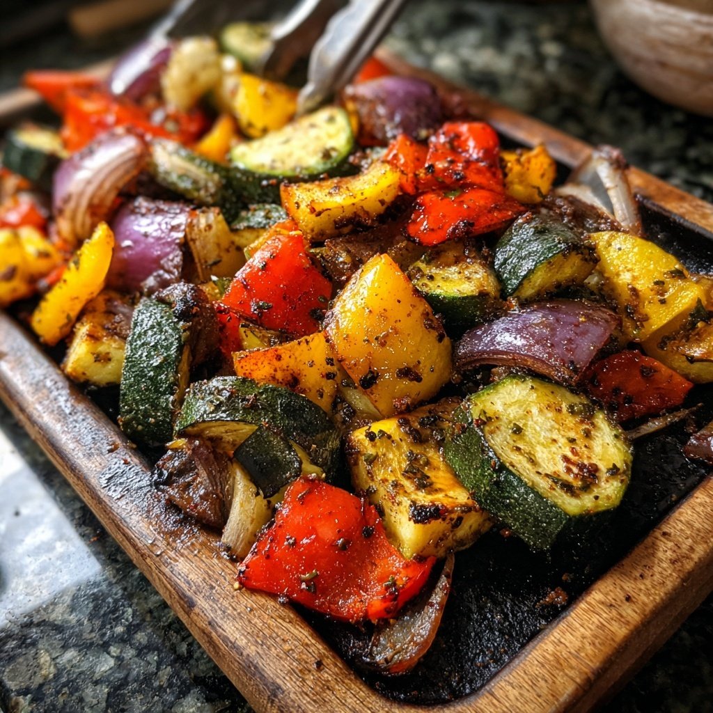 Smoky Paprika Roasted Veggie Tray