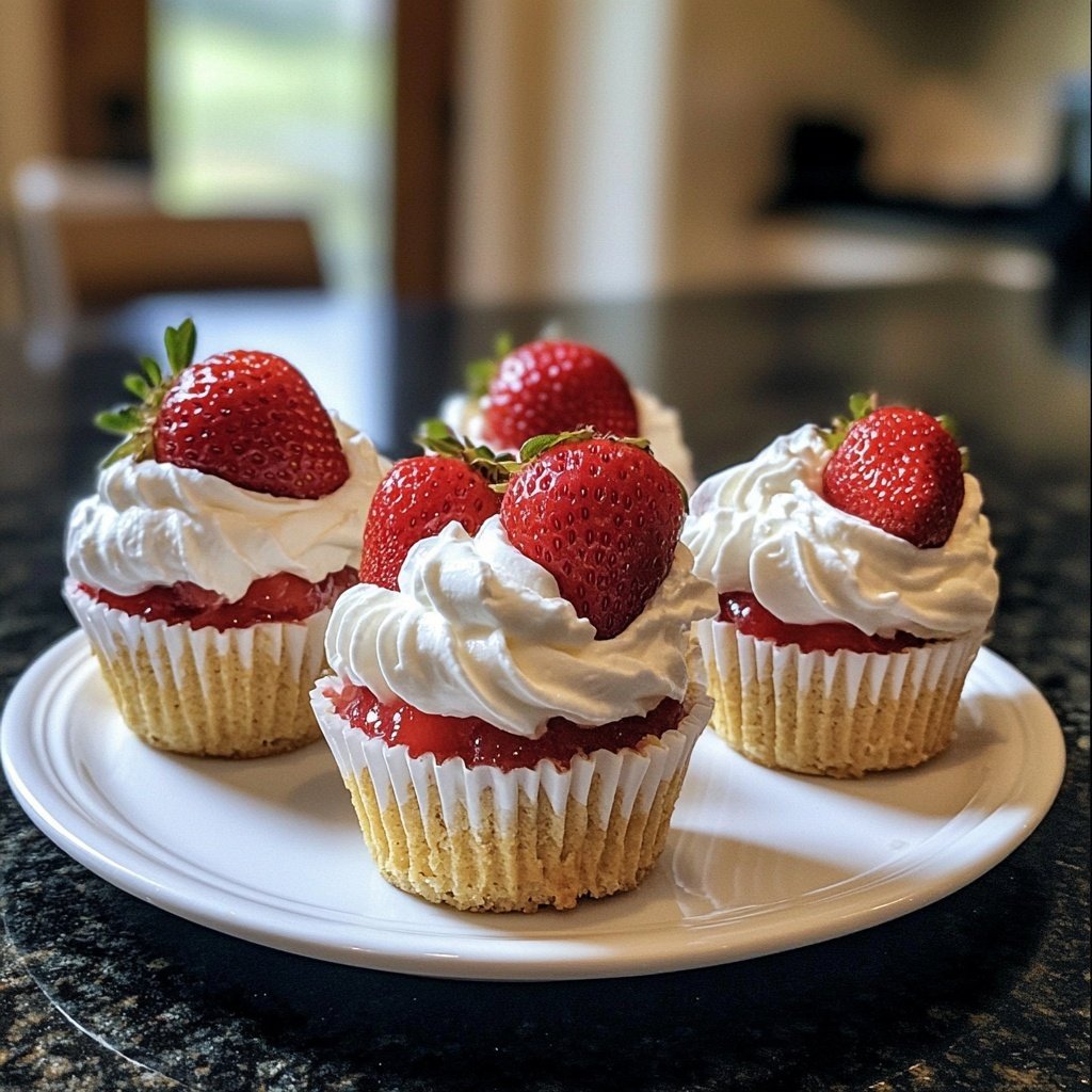 Valentines Treats Strawberry Cream Cups