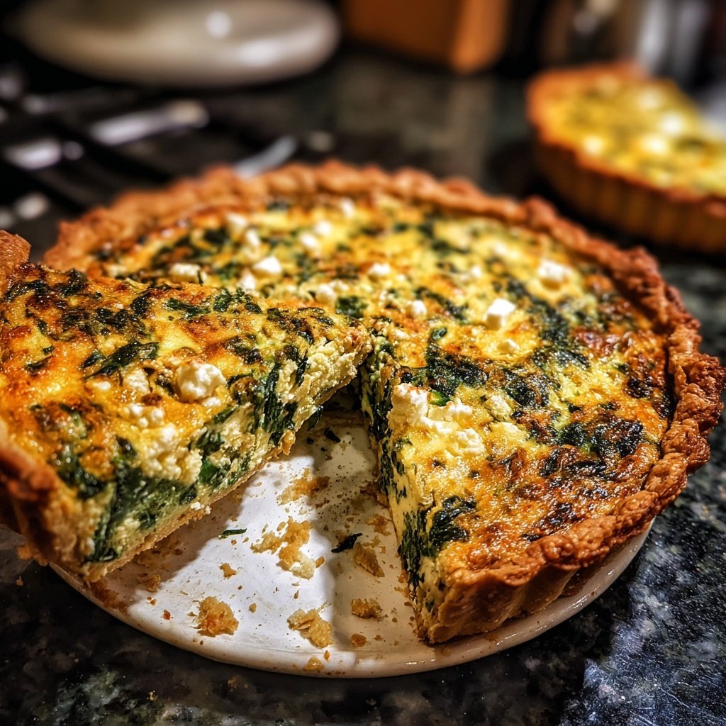 Spring Brunch Spinach And Feta Quiche