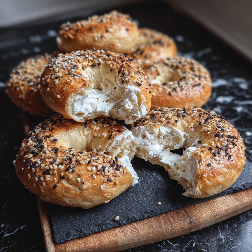 Soft Yogurt Bagels Oven Baked