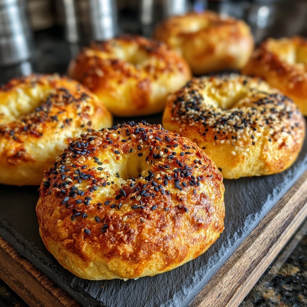 Boiled And Baked Protein Bagels