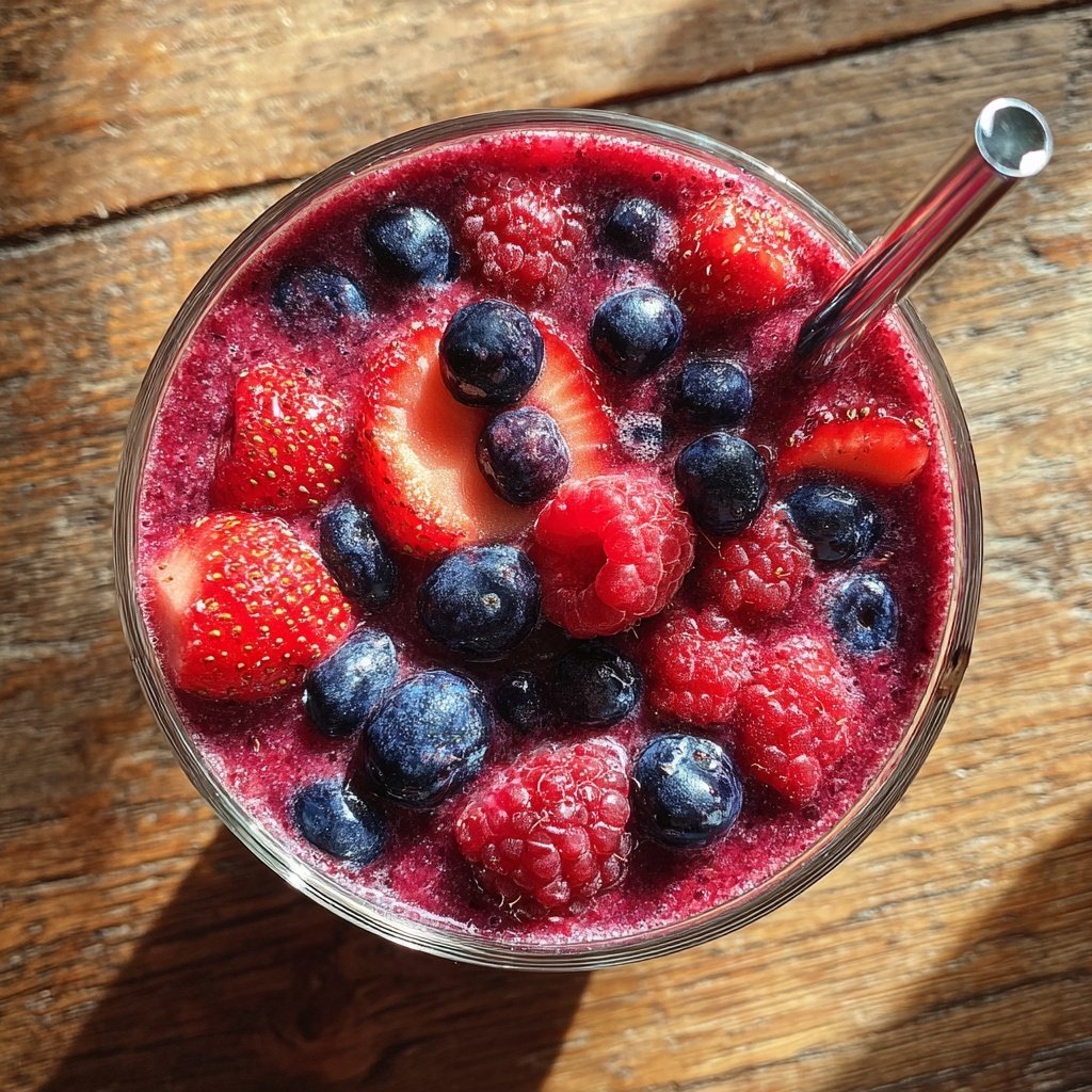 Mixed Berry Morning Smoothie
