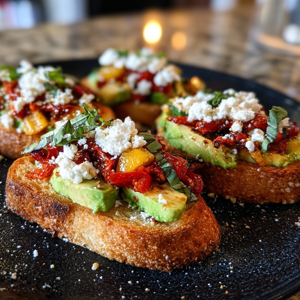 Super Bowl Party Food Loaded Veggie Crostini