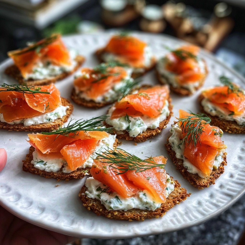 Canapés with Smoked Salmon