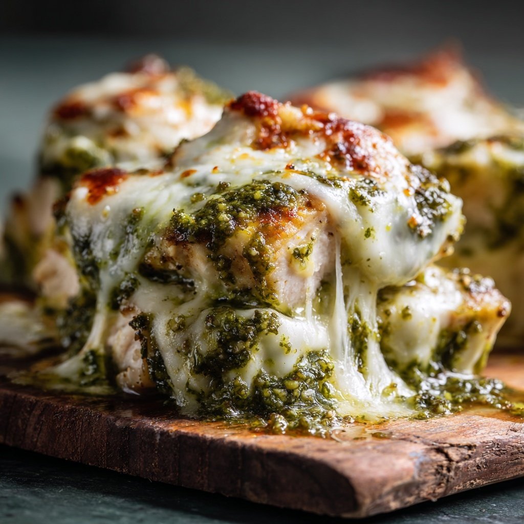 Creamy Pesto Chicken Bake