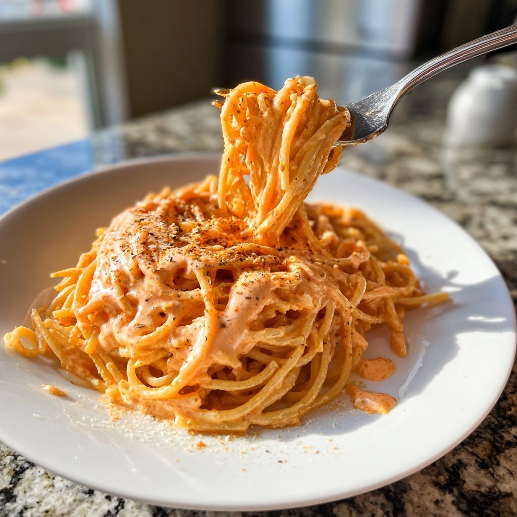 Rose Sauce Pasta with Vodka Cream