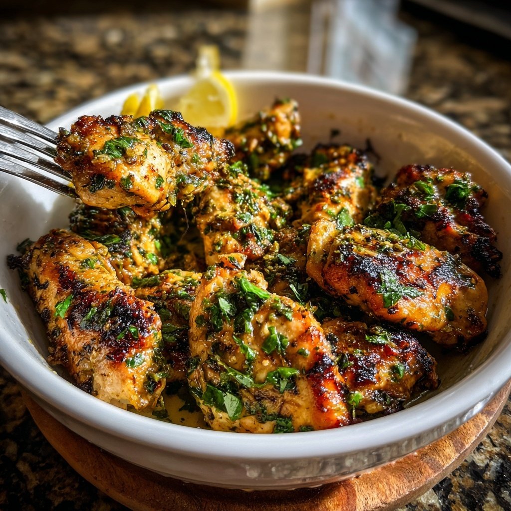 Grilled Lemon Herb Chicken Bowl