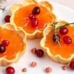 Cranberry Grapefruit Cheese Tarts Thyme Pink Peppercorns