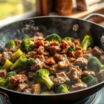 Ground Beef and Broccoli Stir Fry