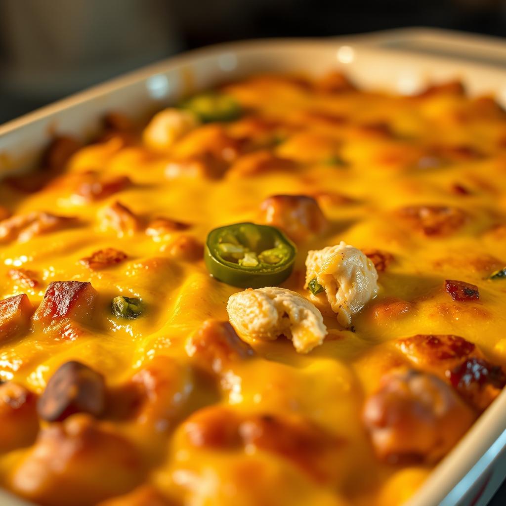 Jalapeno Popper Chicken Casserole