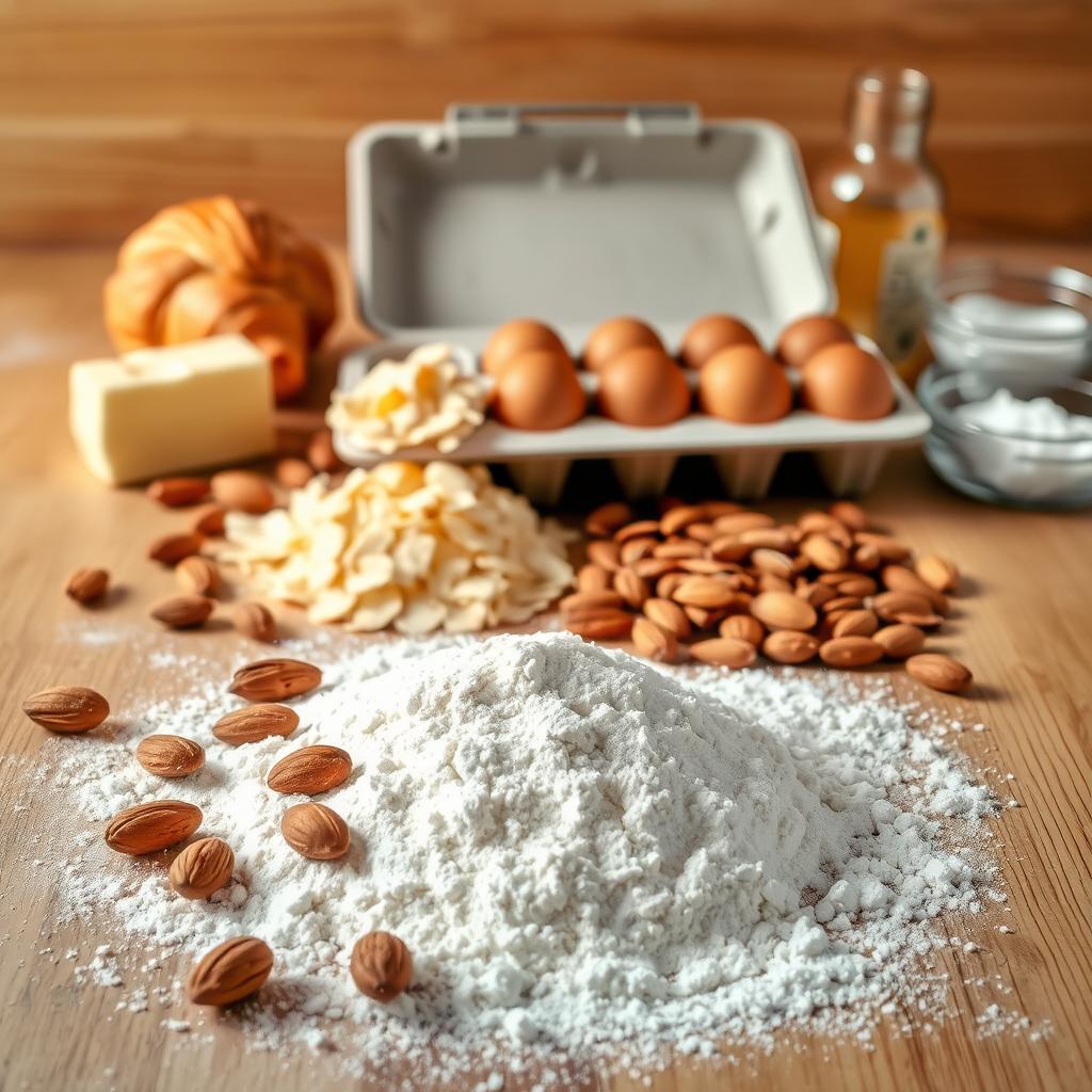 almond croissants ingredients