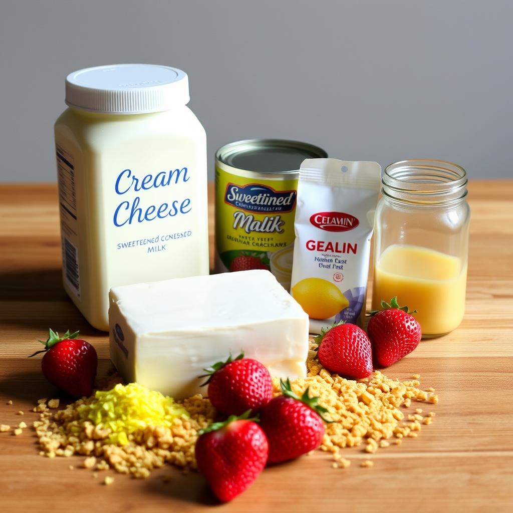 no-bake cheesecake ingredients