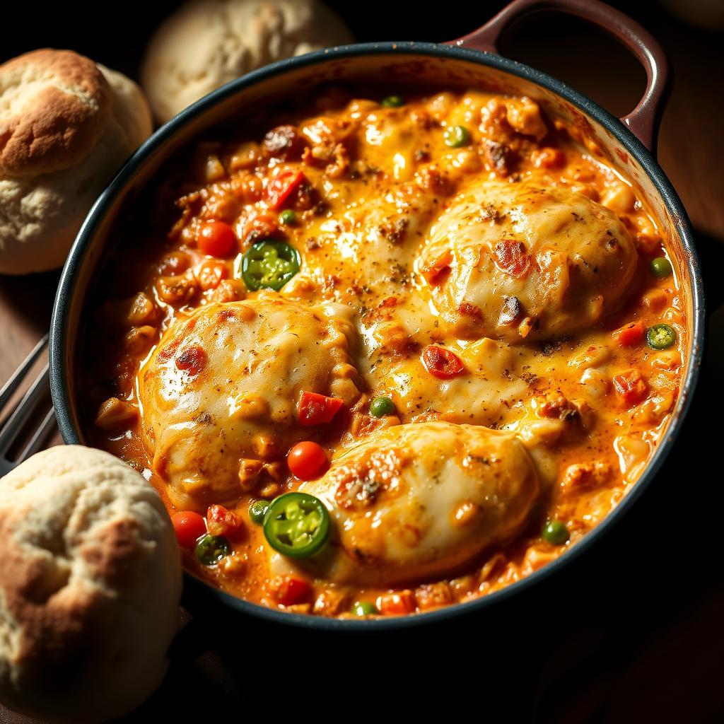 spicy chicken casserole